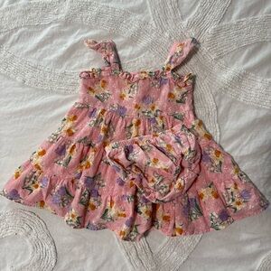 Angel Dear Pink Floral Baby Outfit